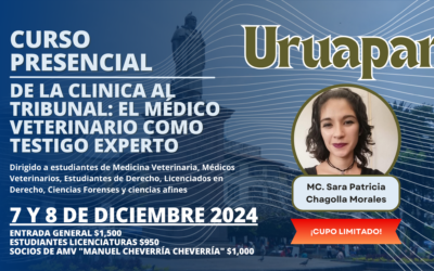 Curso Presencial: De la Clínica al Tribunal, el médico veterinario como testigo experto.